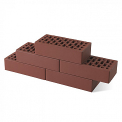 Облицовочный кирпич БОРДО гладкий 1 NF