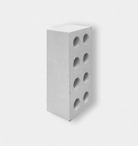 Кирпич силикатный пустотелый полуторный Белый