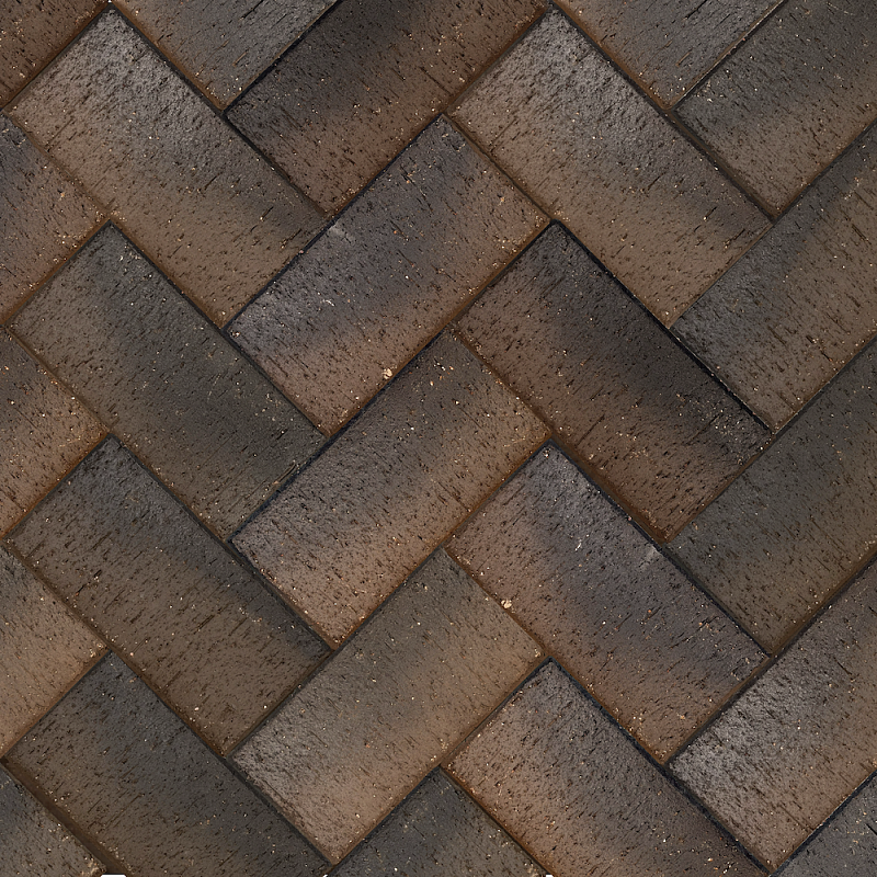 Брусчатка коричневая "Гамбург" бордо классик 0,51 NF