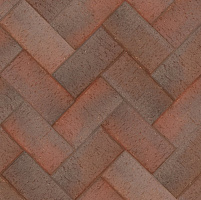 Брусчатка тёмно-красная флэш "Женева" серебро классик 0,51 NF