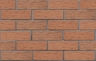 Кирпич лицевой пустотелый светло-коричневый рустик