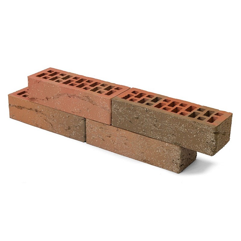 Облицовочный кирпич БАВАРСКАЯ КЛАДКА кора дуба с песком 0,7 NF